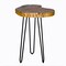 Alaterre Furniture Hairpin Natural Live Edge Wood with Metal 20" Round End Table, Natural AWDD1520 - alternate 4